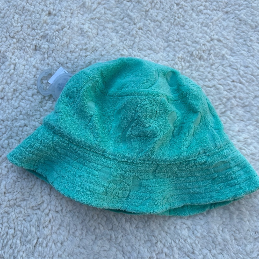 Disney, plush/terry bucket hat with Disney characters